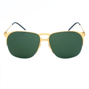 Italia Independent Gold Metal Sunglasses