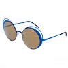 Italia Independent Blue Metal Sunglasses