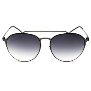 Italia Independent Gray Metal Sunglasses