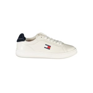 Tommy Hilfiger White Leather Women Sneaker