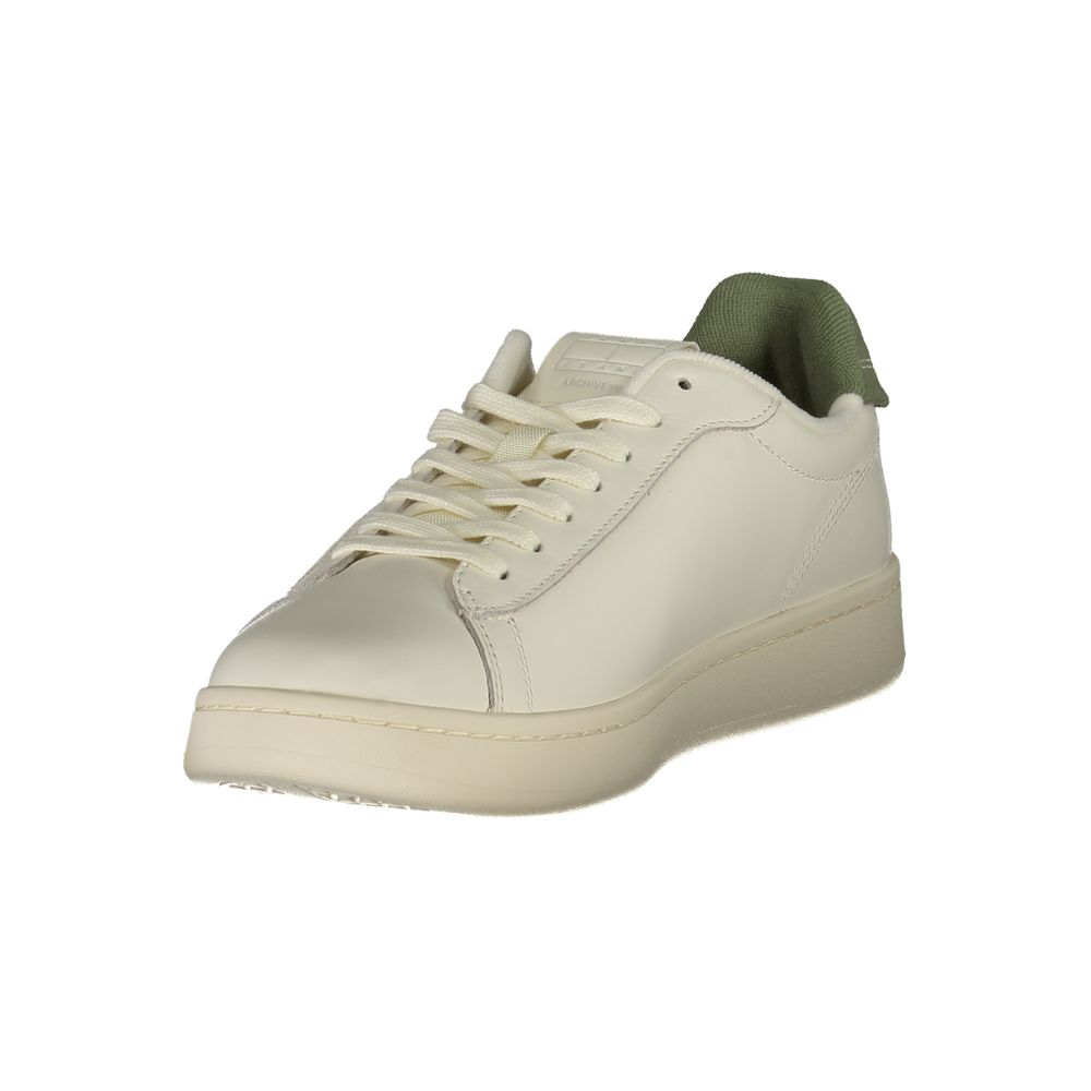 Tommy Hilfiger White Leather Men Sneaker - Image 3