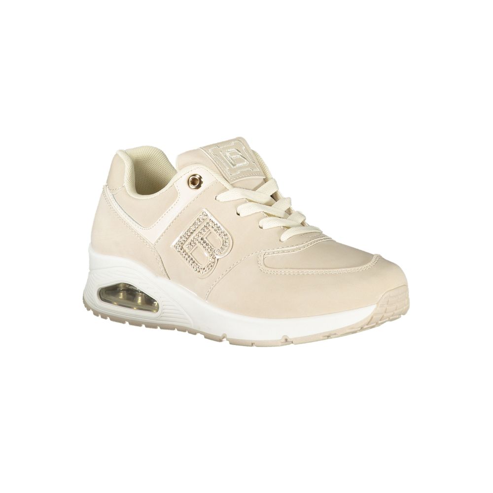 Laura Biagiotti Beige Polyester Women Sneaker - Image 2