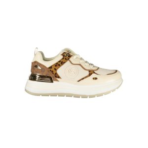 Laura Biagiotti Beige Polyester Women Sneaker
