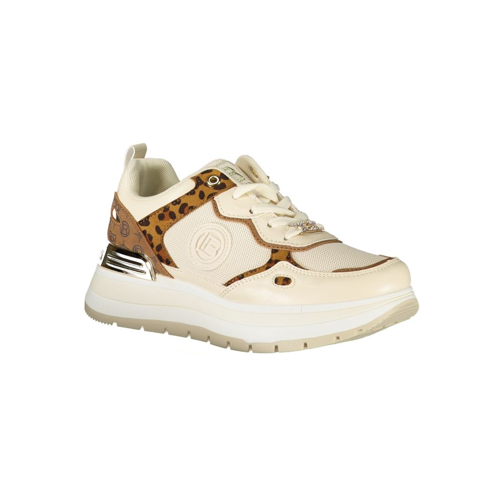 Laura Biagiotti Beige Polyester Women Sneaker - Image 2