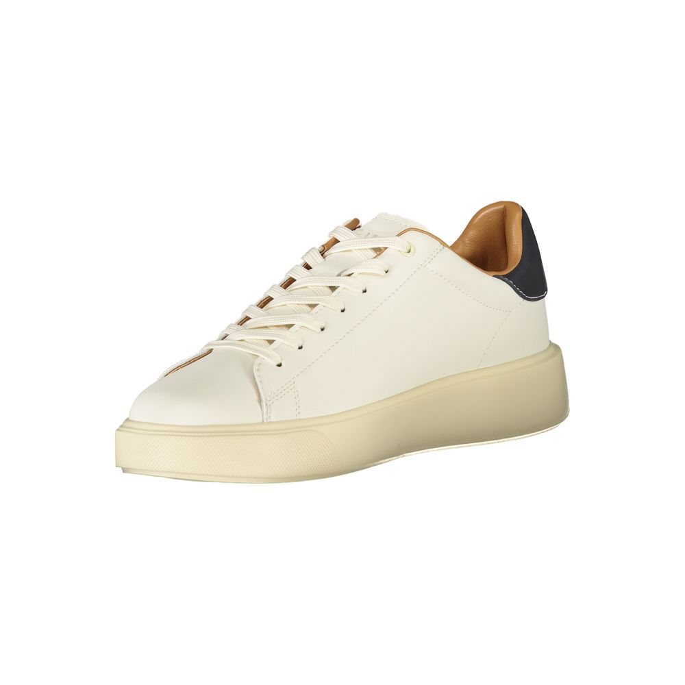Blauer White Leather Men Sneaker - Image 3