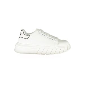 Gaelle Paris White Polyester Sneaker