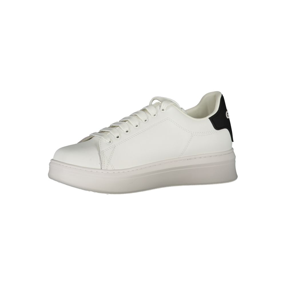 Gaelle Paris White Polyurethane Men Sneaker - Image 3