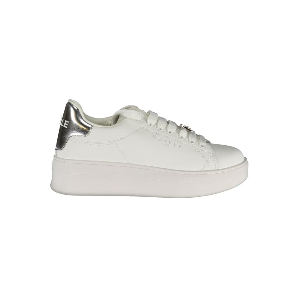 Gaelle Paris Bianco Poliuretano Women Sneaker
