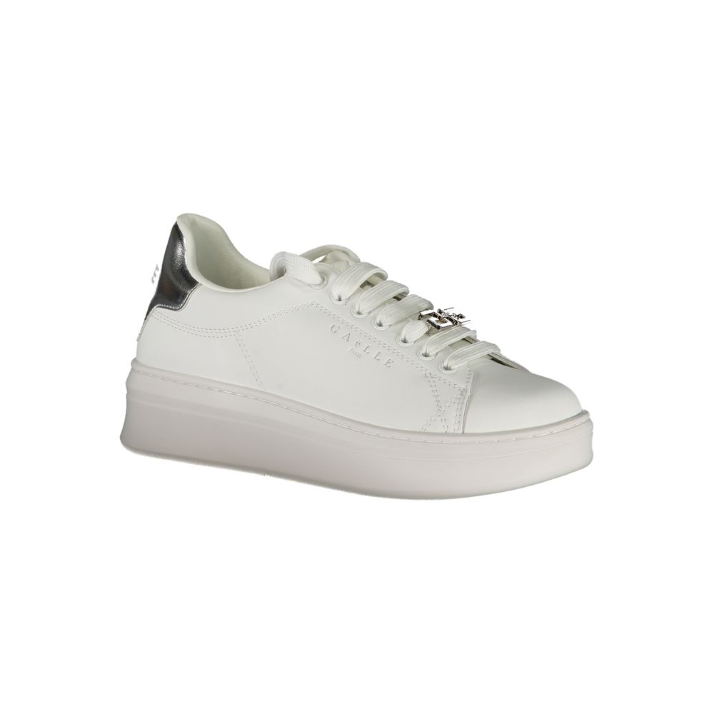Gaelle Paris Bianco Poliuretano Women Sneaker - Image 2