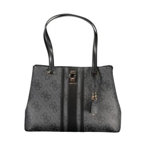 Guess Jeans Nero Poliuretano Women's Handbag