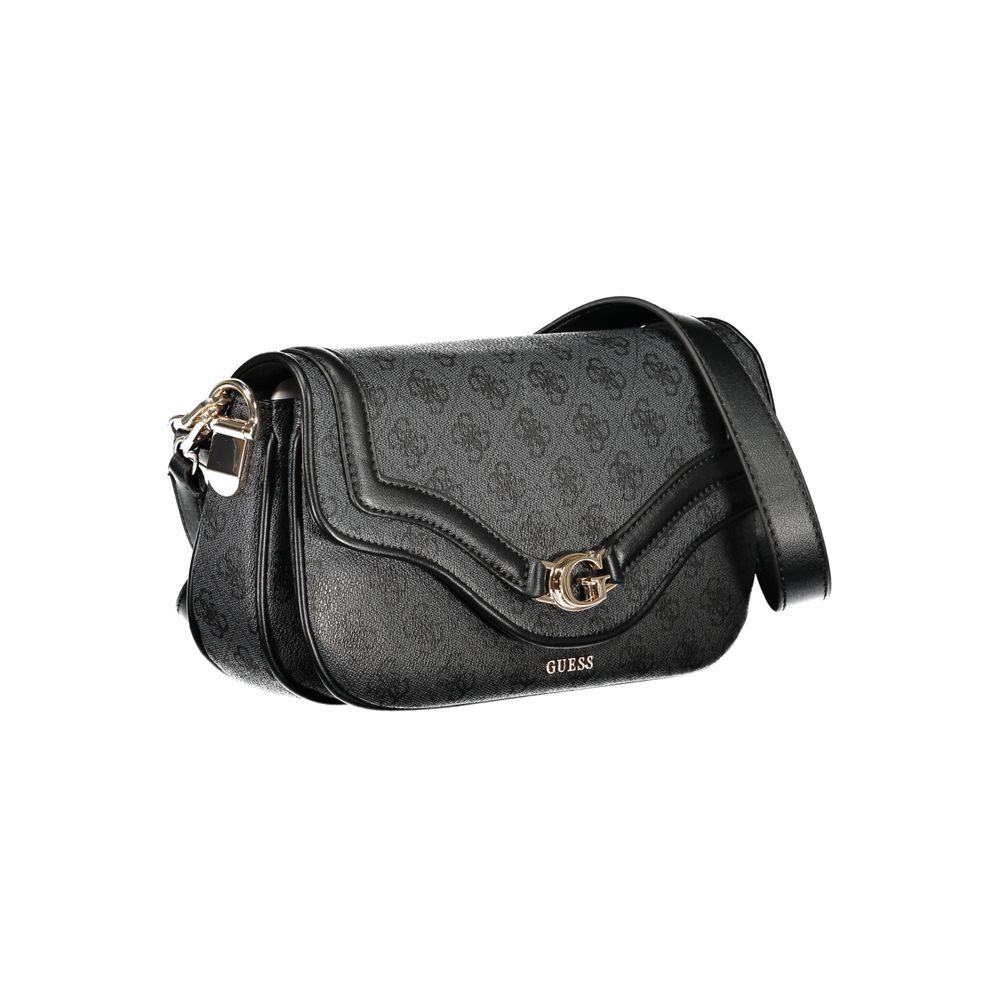 Guess Jeans Nero Poliuretano Women Bag - Image 3