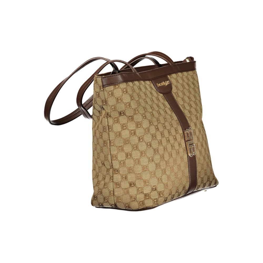Laura Biagiotti Beige Polyester Women Handbag - Image 3
