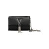 Mario Valentino Black Polyurethane Women's Shoulder Bag