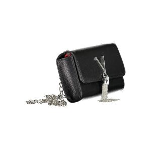 Mario Valentino Black Polyurethane Women's Shoulder Bag