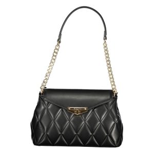 Mario Valentino Black Polyurethane Women Shoulder Bag