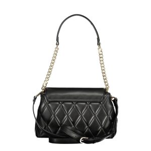 Mario Valentino Black Polyurethane Women Shoulder Bag