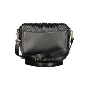 Mario Valentino Black Polyurethane Women Handbag