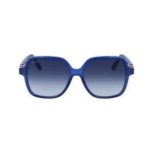 Ferragamo Blue Injected Sunglasses