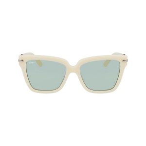 Ferragamo Gray Acetate Sunglasses