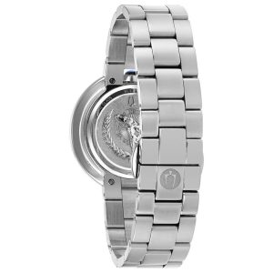 Bulova Gray Stainless Steel Dress Watch