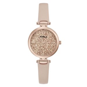 Furla Multicolor Leather Dress Watch
