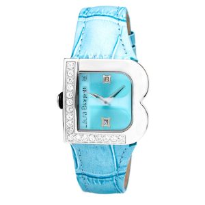 Laura Biagiotti Blue Leather Dress Watch
