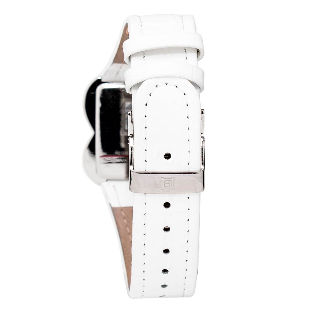 Laura Biagiotti White Leather Dress Watch - Image 2