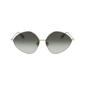 Victoria Beckham Gold Metal Sunglasses