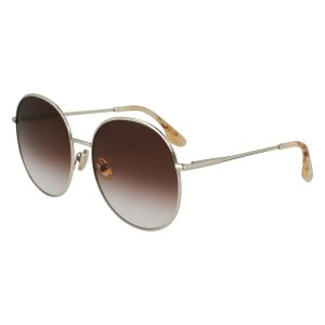 Victoria Beckham Gold Metal Sunglasses