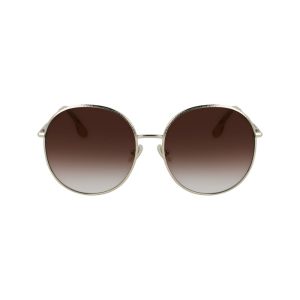 Victoria Beckham Gold Metal Sunglasses