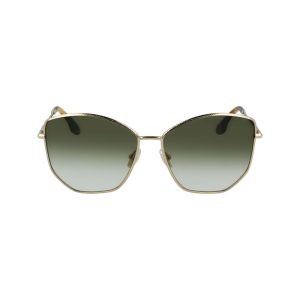 Victoria Beckham Gold Metal Sunglasses