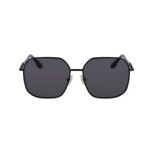 Victoria Beckham Black Metal Sunglasses