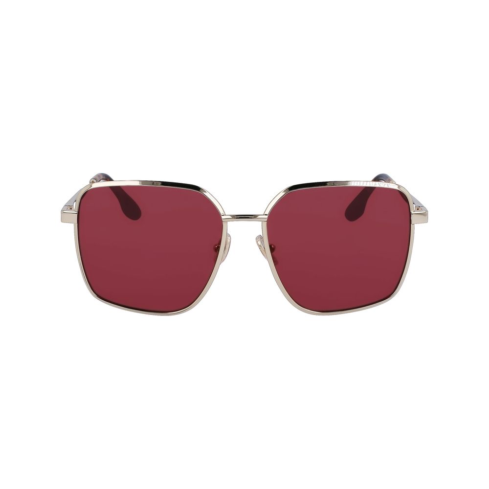 Victoria Beckham Gold Metal Sunglasses - Image 2