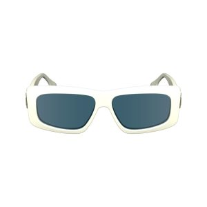 Victoria Beckham White Acetate Sunglasses