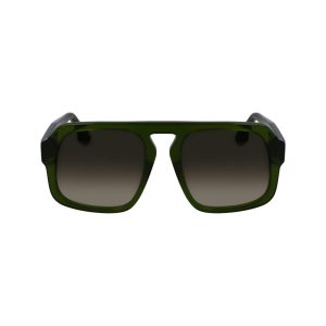 Victoria Beckham Green Acetate Sunglasses