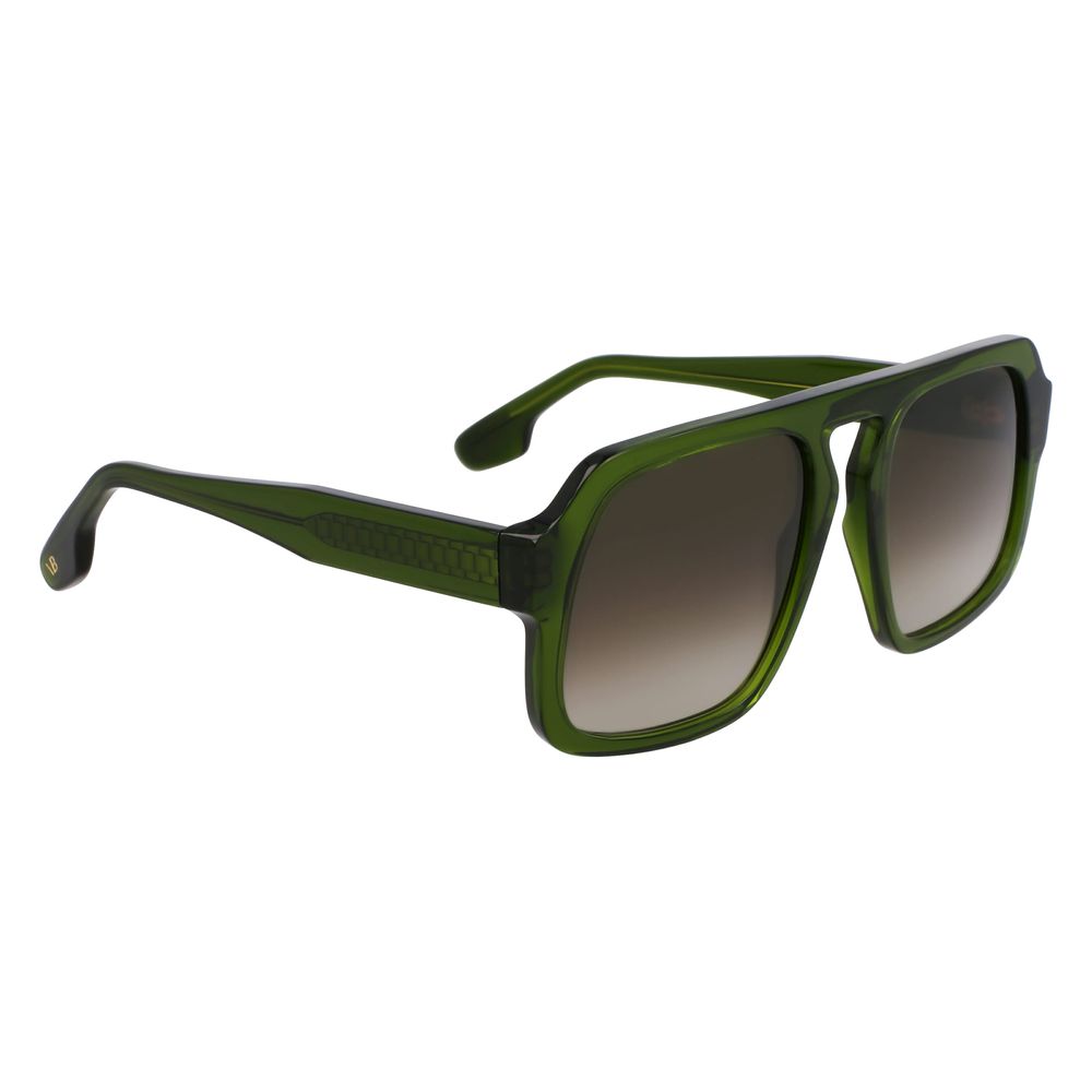 Victoria Beckham Green Acetate Sunglasses - Image 3