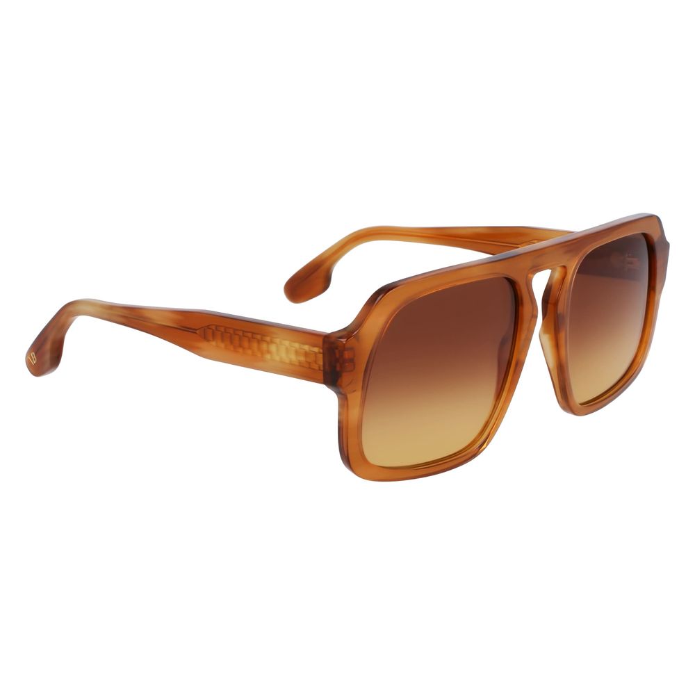 Victoria Beckham Gold Acetate Sunglasses - Image 3