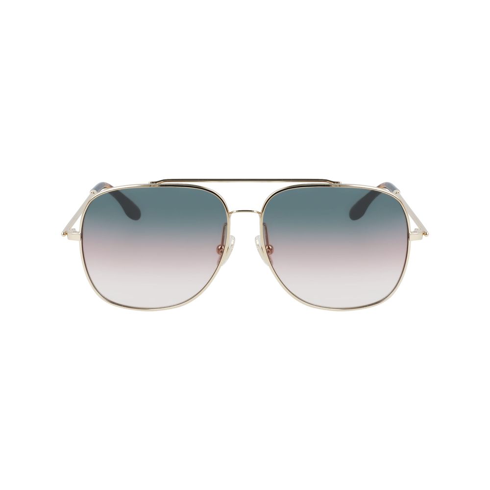 Victoria Beckham Gold Metal Sunglasses - Image 2