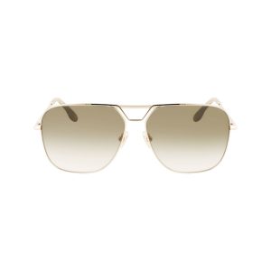 Victoria Beckham Gold Metal Sunglasses