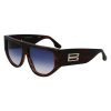 Victoria Beckham Brown Acetate Sunglasses