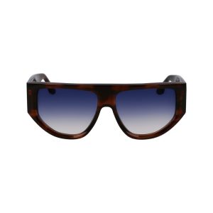 Victoria Beckham Brown Acetate Sunglasses
