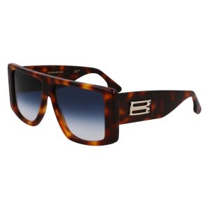 Victoria Beckham Brown Acetate Sunglasses