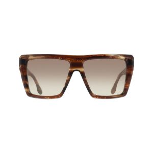 Victoria Beckham Brown Acetate Sunglasses