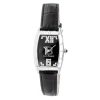 Laura Biagiotti Black Leather Dress Watch