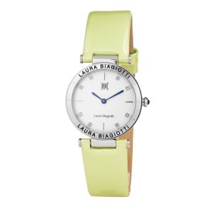 Laura Biagiotti Green Leather Dress Watch