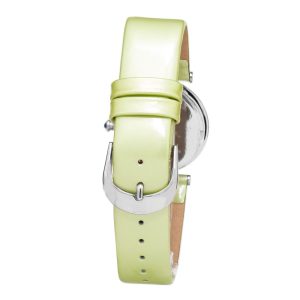 Laura Biagiotti Green Leather Dress Watch