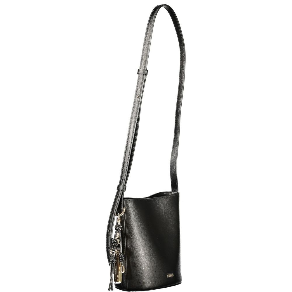 Furla Black Leather Women Bucket Bag - Image 3