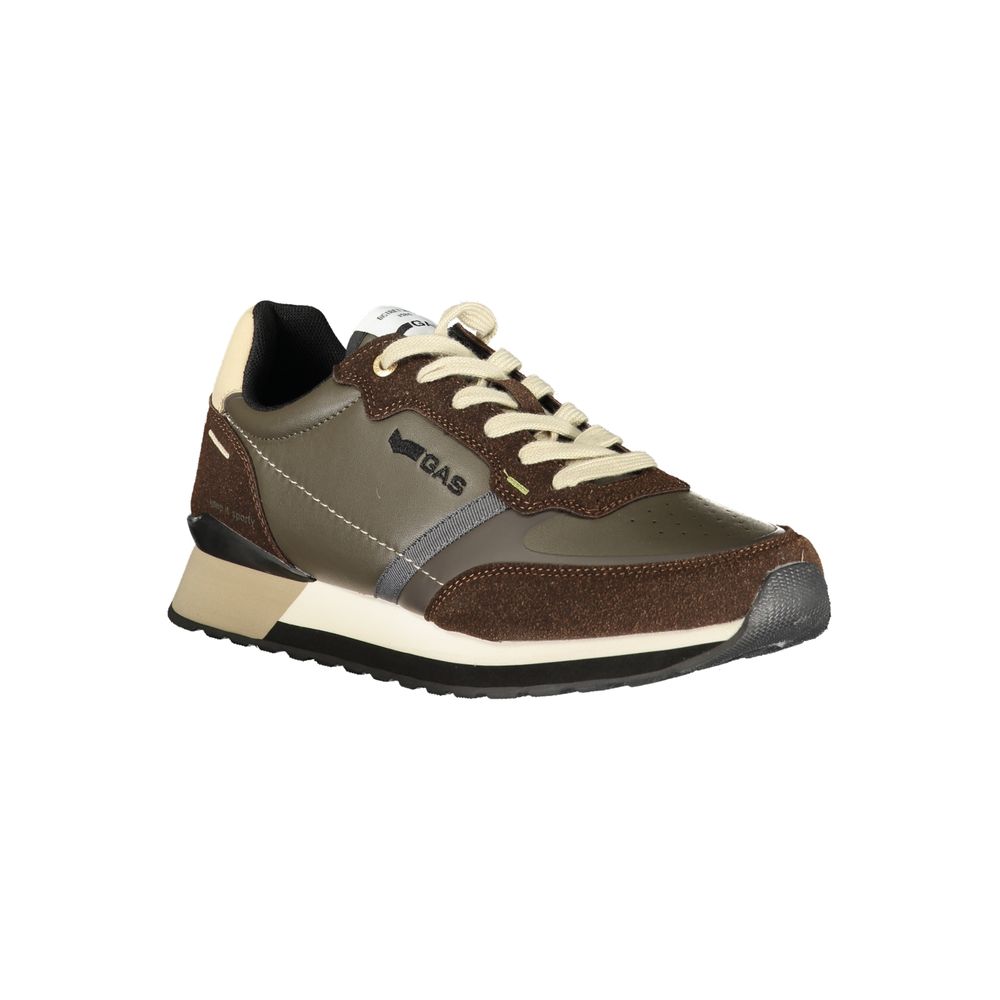 Gas Marrone Poliuretano Men Sneaker - Image 2