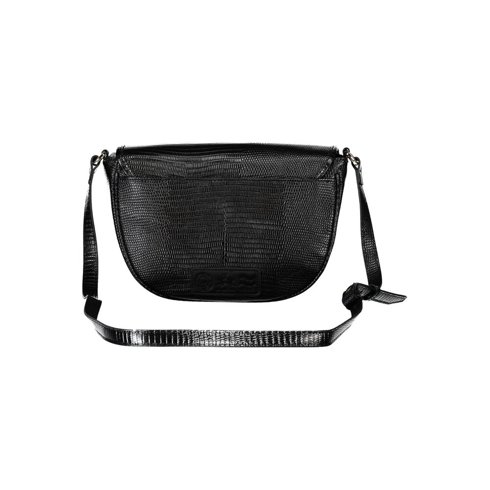 La Martina Black Polyurethane Women's Shoulder Bag - Image 2