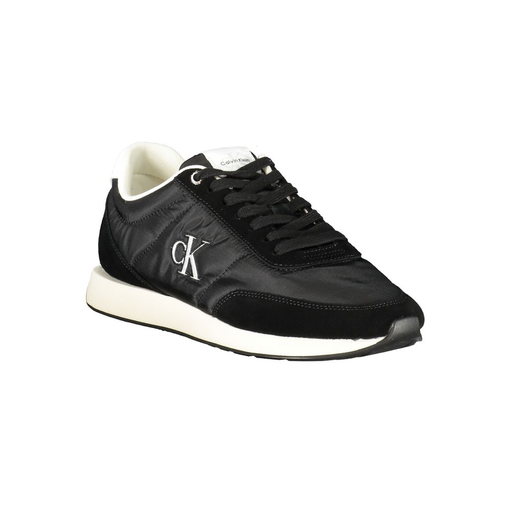 Calvin Klein Black Recycled Polyester Men Sneaker - Image 2